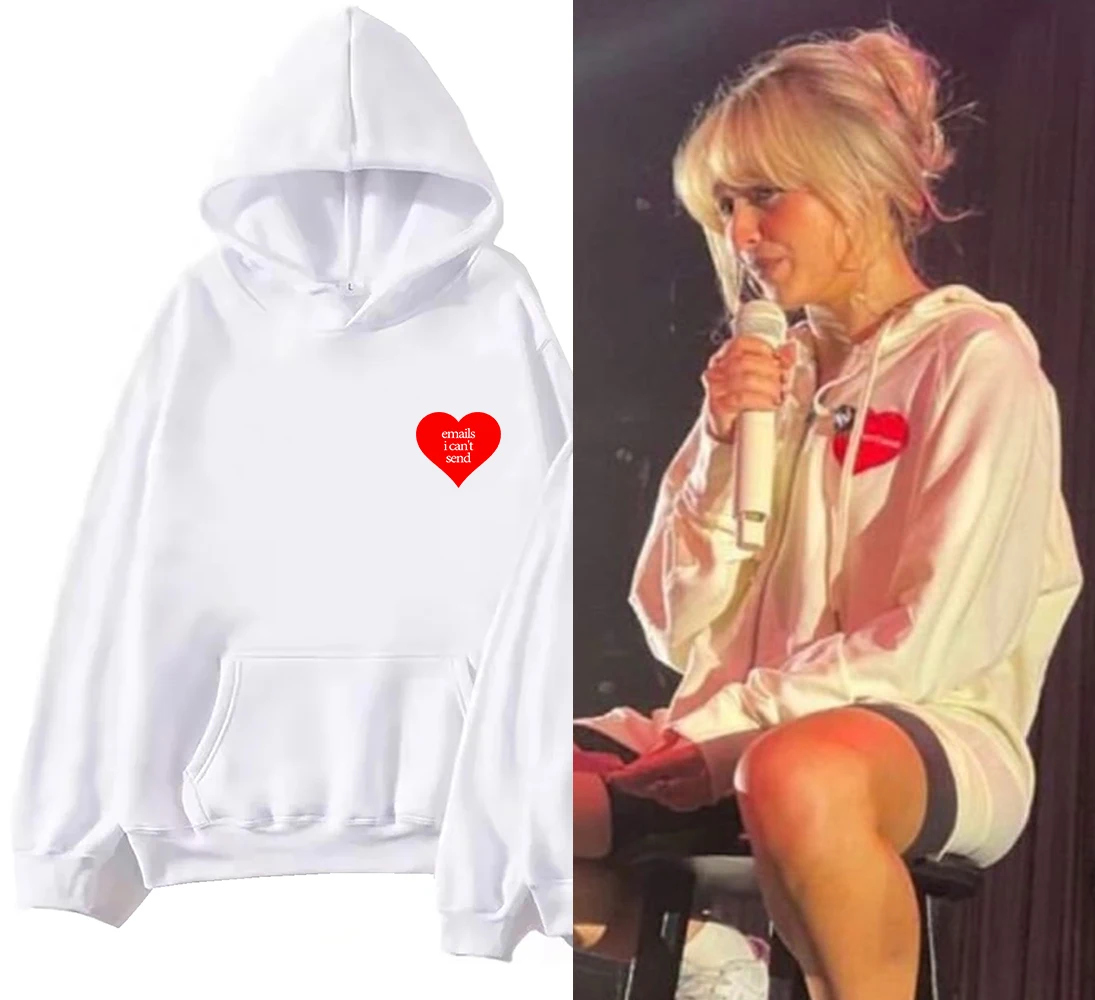 Sabrina Carpenter - Emails I Can't Send Heart Hoodie