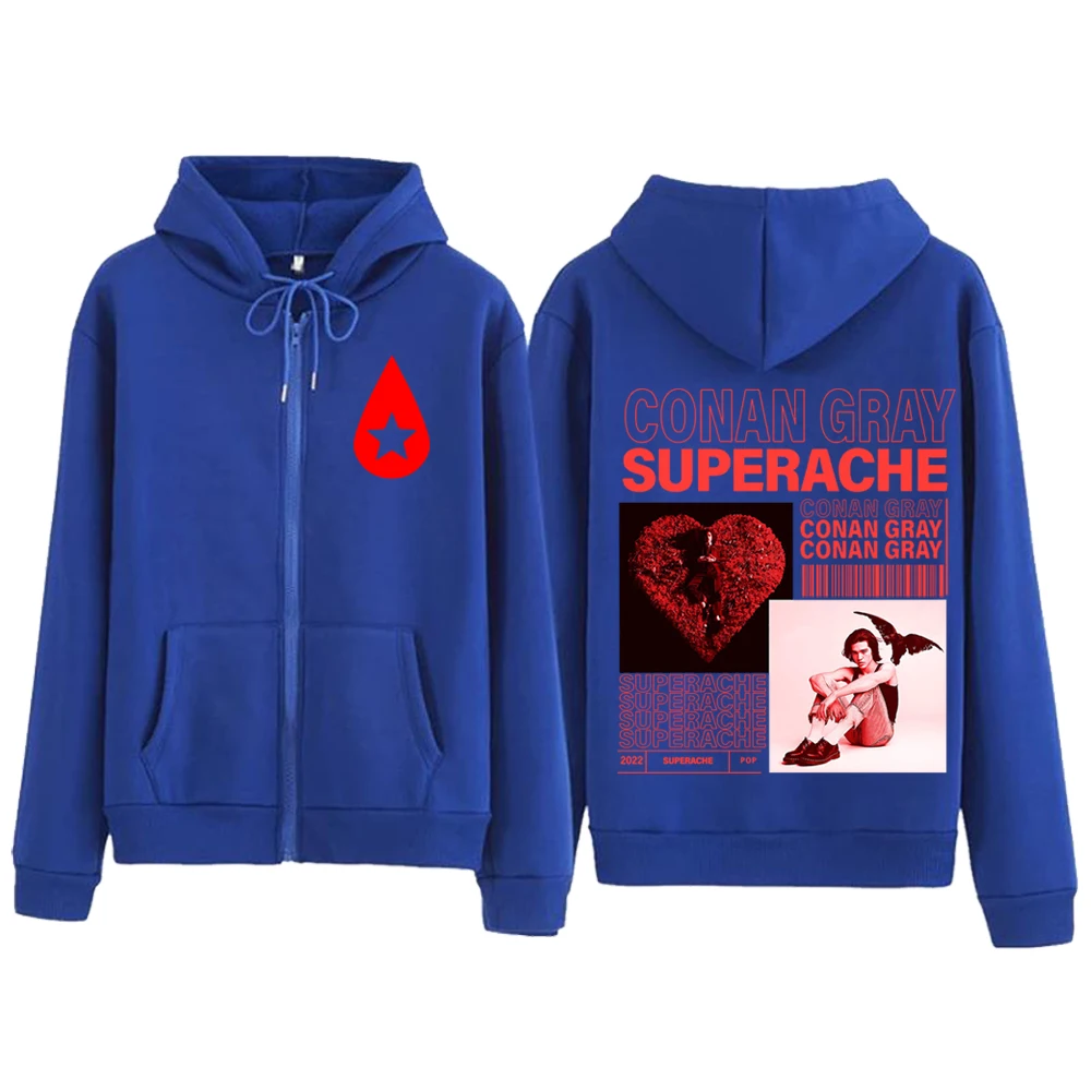 Conan Gray - Super Ache Album Zip Up Hoodie — Conan Gray Merch