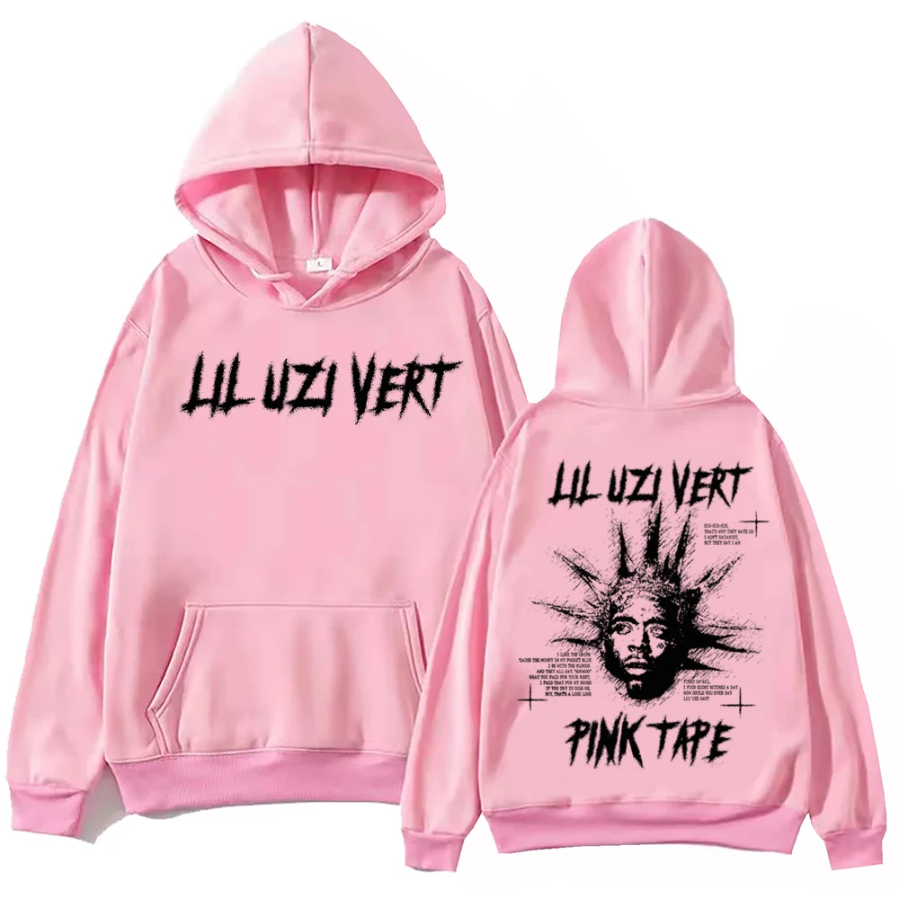 Lil Uzi Vert – Pink Tape Double Sided Hoodie lil uzi vert merch
