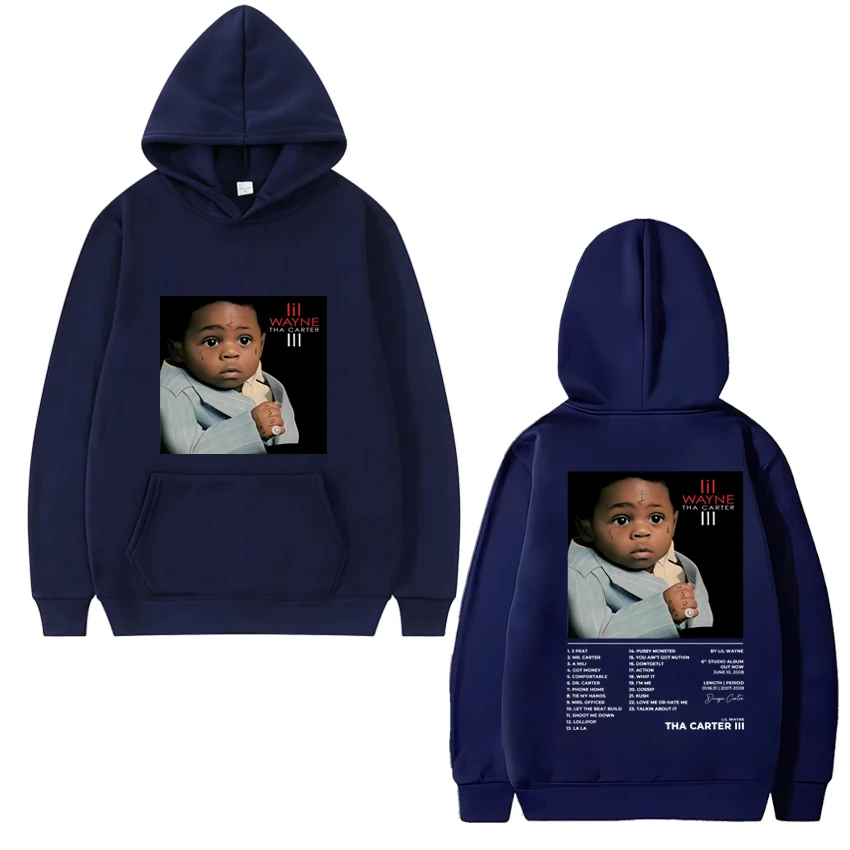 Lil Wayne – Tha Carter Front And Back Print Hoodie lil wayne merch