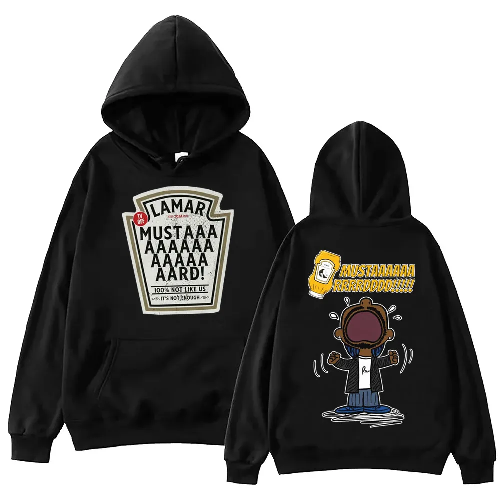 Kendrick Lamar – Mustaard Double Sided Hoodie kendrick lamar merch