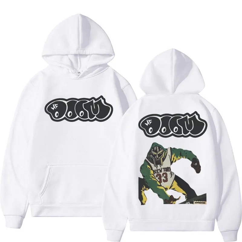 Mf Doom – Double Sided Graphic Print Hoodie MF Doom merch