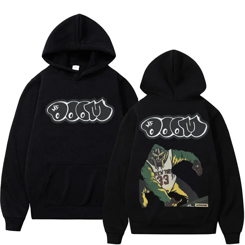 Mf Doom – Double Sided Graphic Print Hoodie MF Doom merch