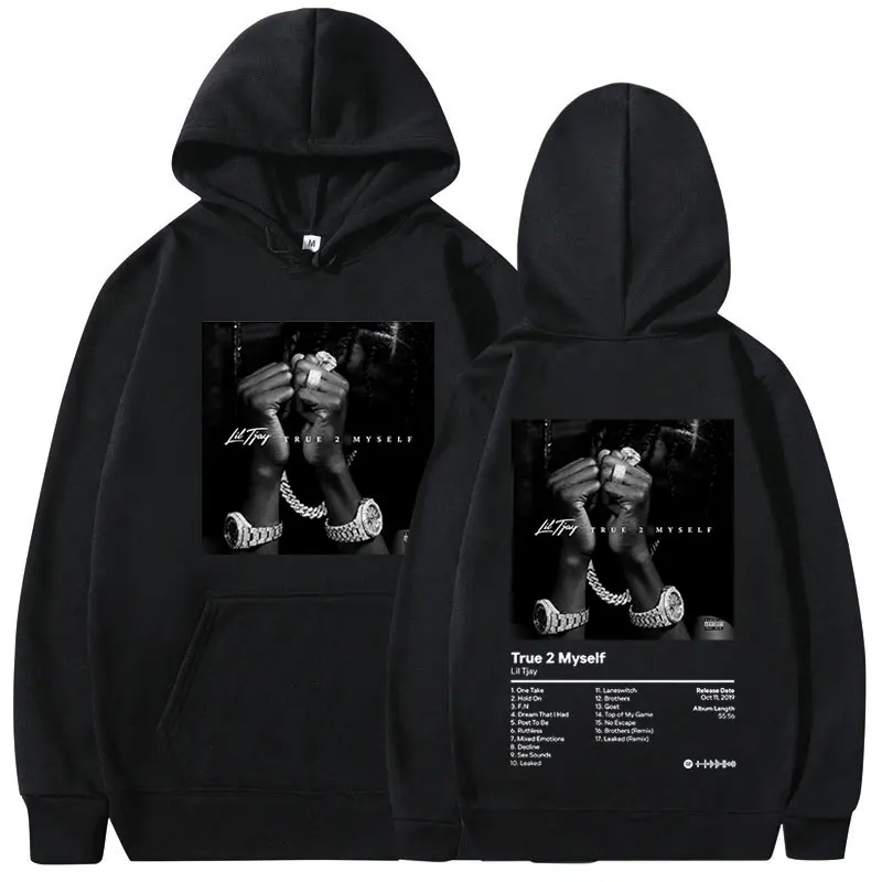 Lil Tjay – True 2 Myself Graphic Print Hoodie Lil Tjay Merch