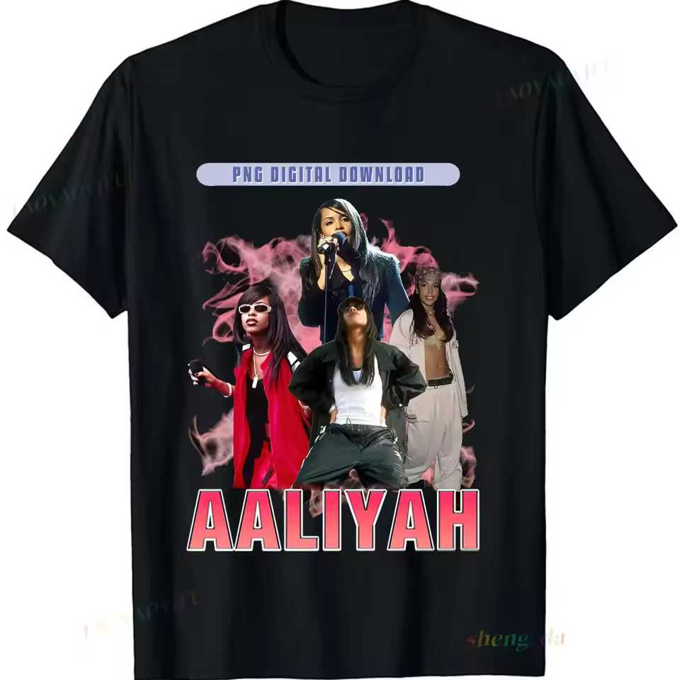Aaliyah – 5 T-shirt Designs To Chose From Aaliyah Merch