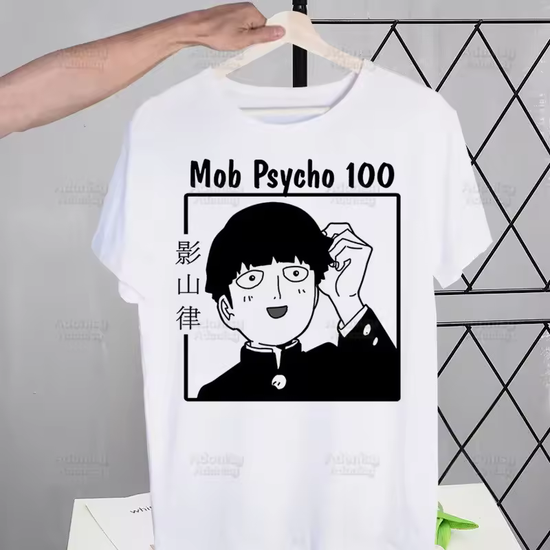 Mob Psycho 100 – 8 Anime Design Print Tshirt anime tshirts merch