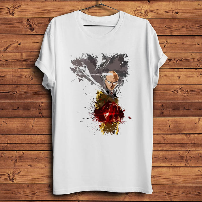 One Punch Man – Saitama Print Design Tshirt anime tshirts merch