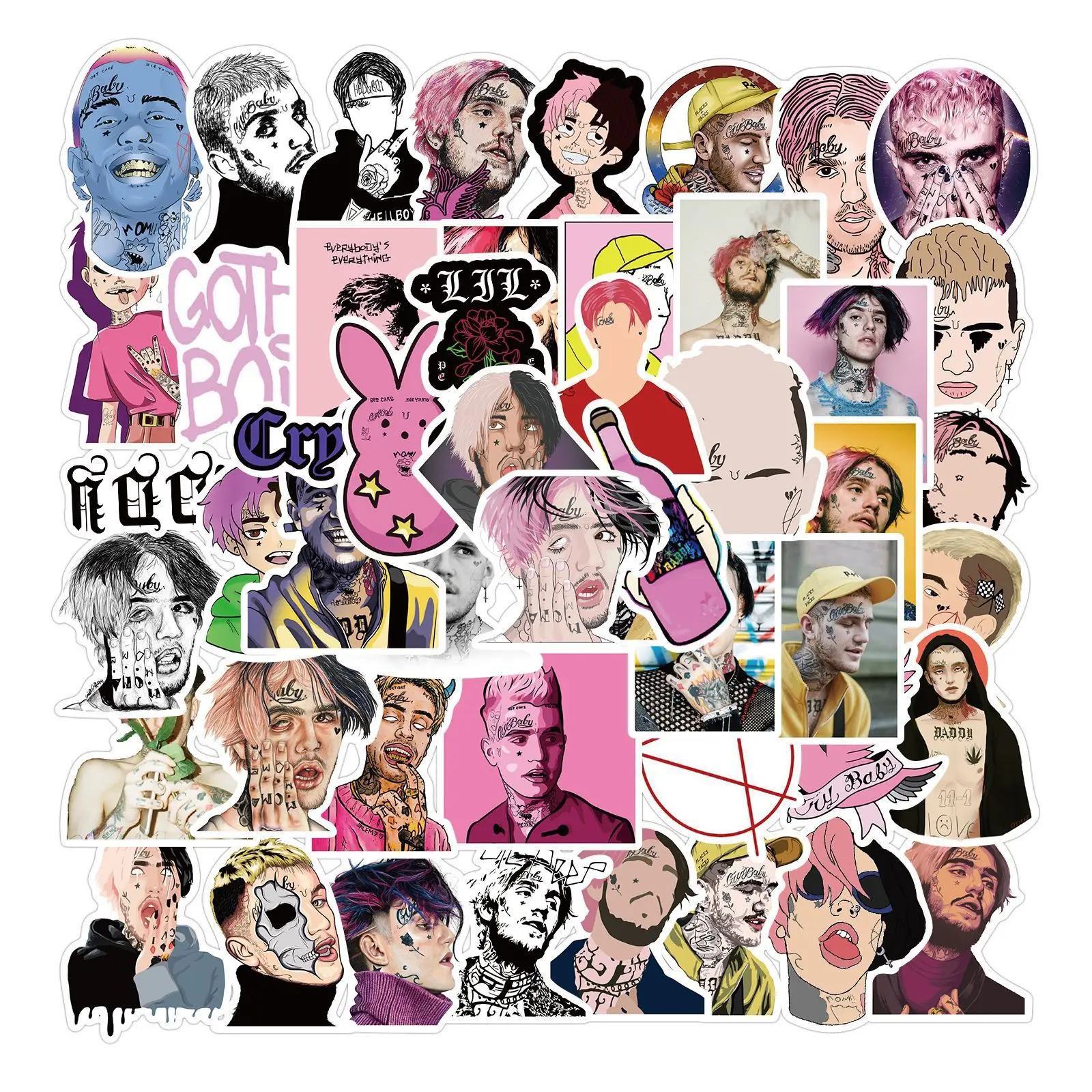 Lil Peep - 50 PCS Popular Stickers