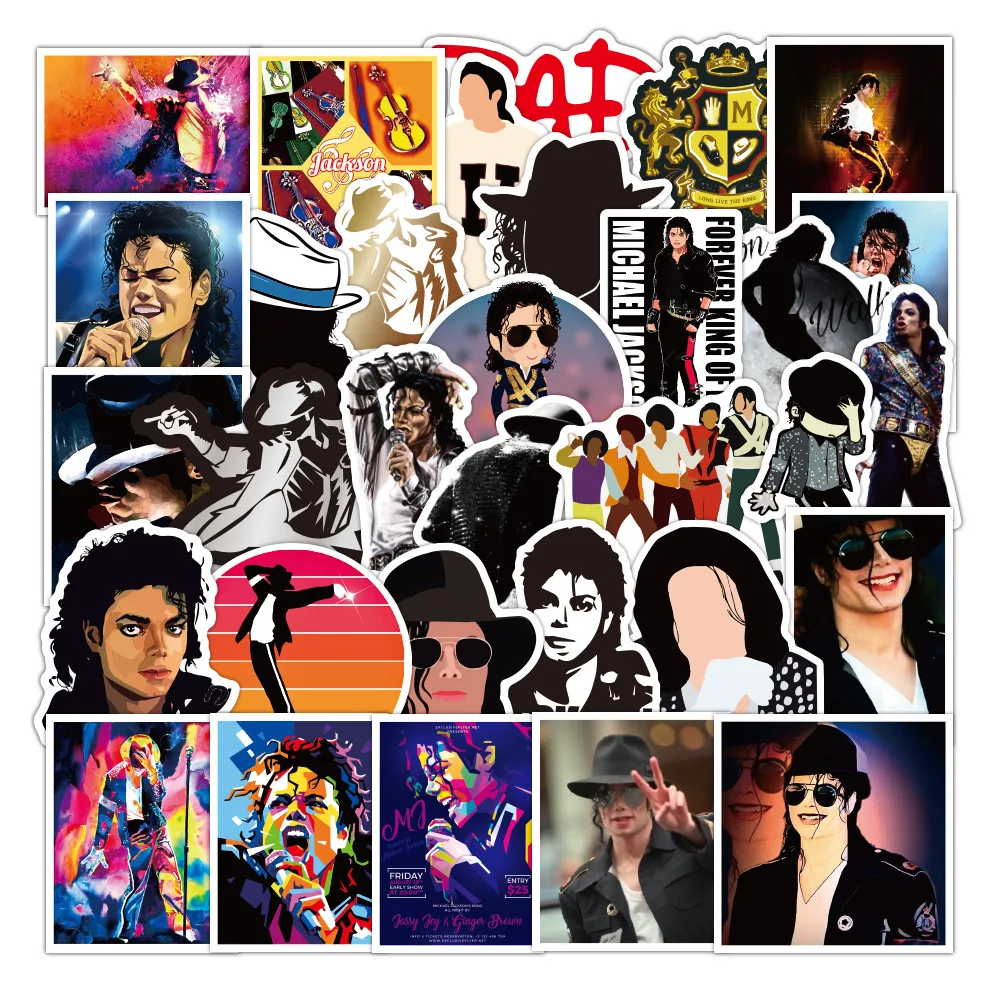 Michael Jackson - 50 PCS For Decoration Stickers