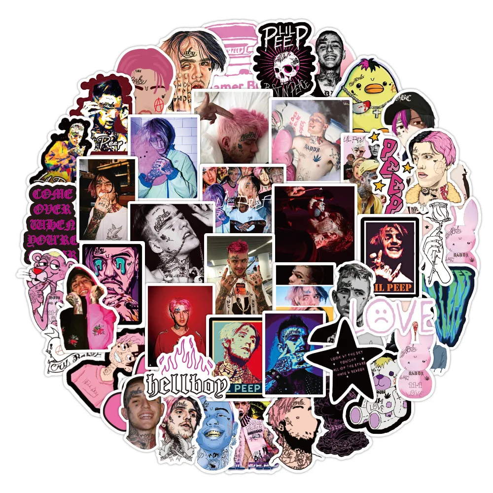 Lil Peep - 50 PCS Trending Stickers