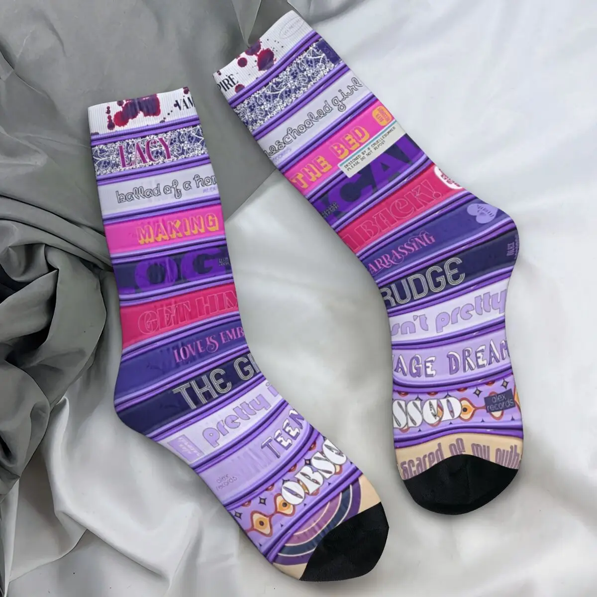 Olivia Rodrigo – 7 Sour Tour Design Socks Olivia Rodrigo Merch