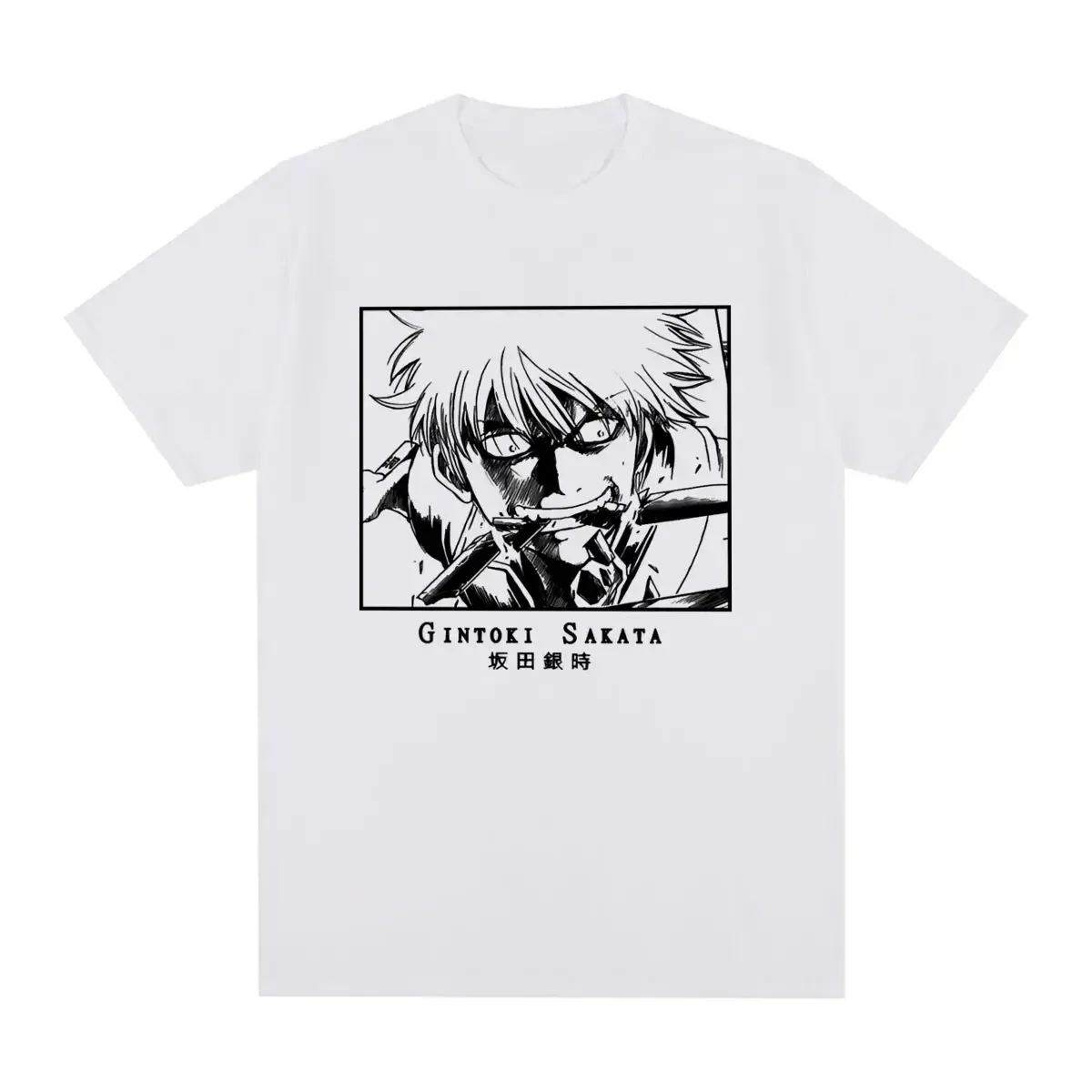 Gintama – Gintoki Sakata Anime Print Tshirt anime tshirts merch