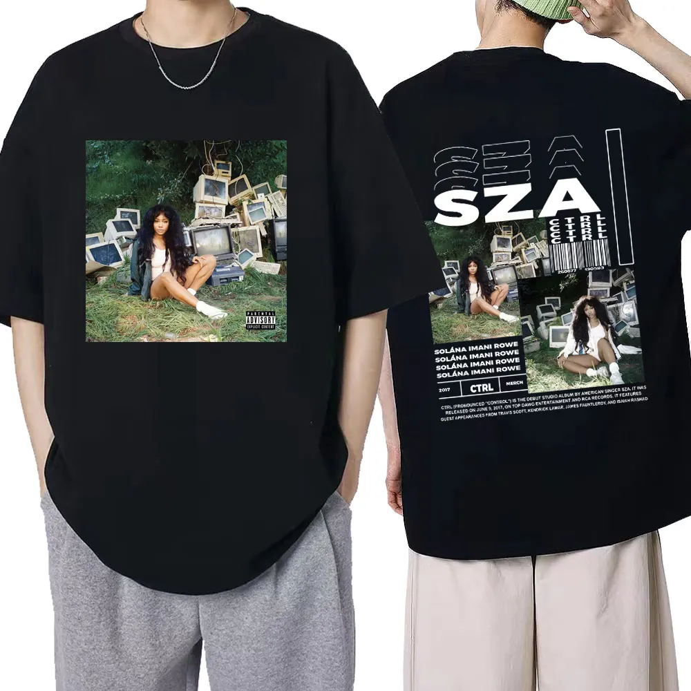 Sza – Double Sided Ctrl Album Graphic Print Tshirt rap/r&b t-shirts merch