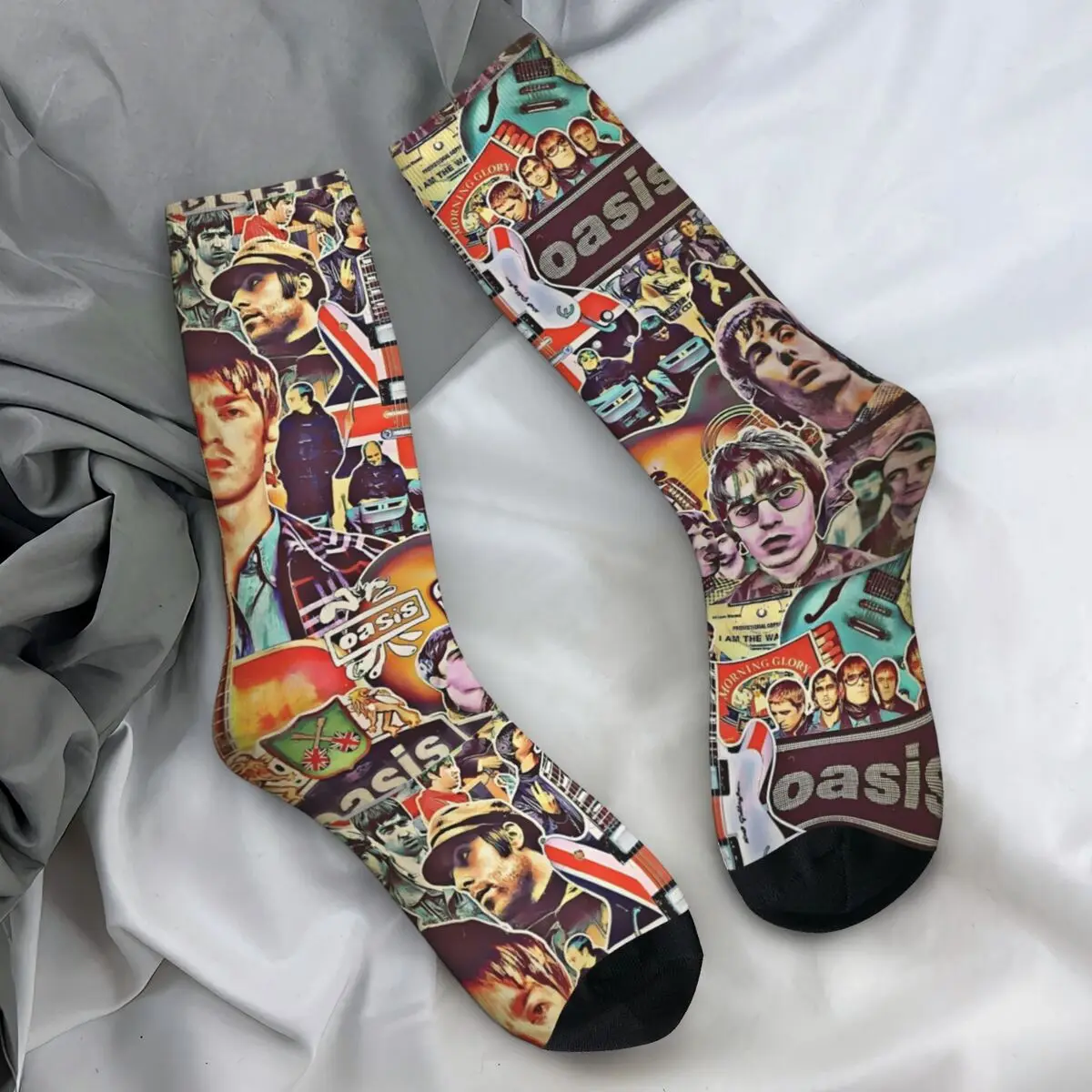 Oasis - Band Doodle Print Design Socks