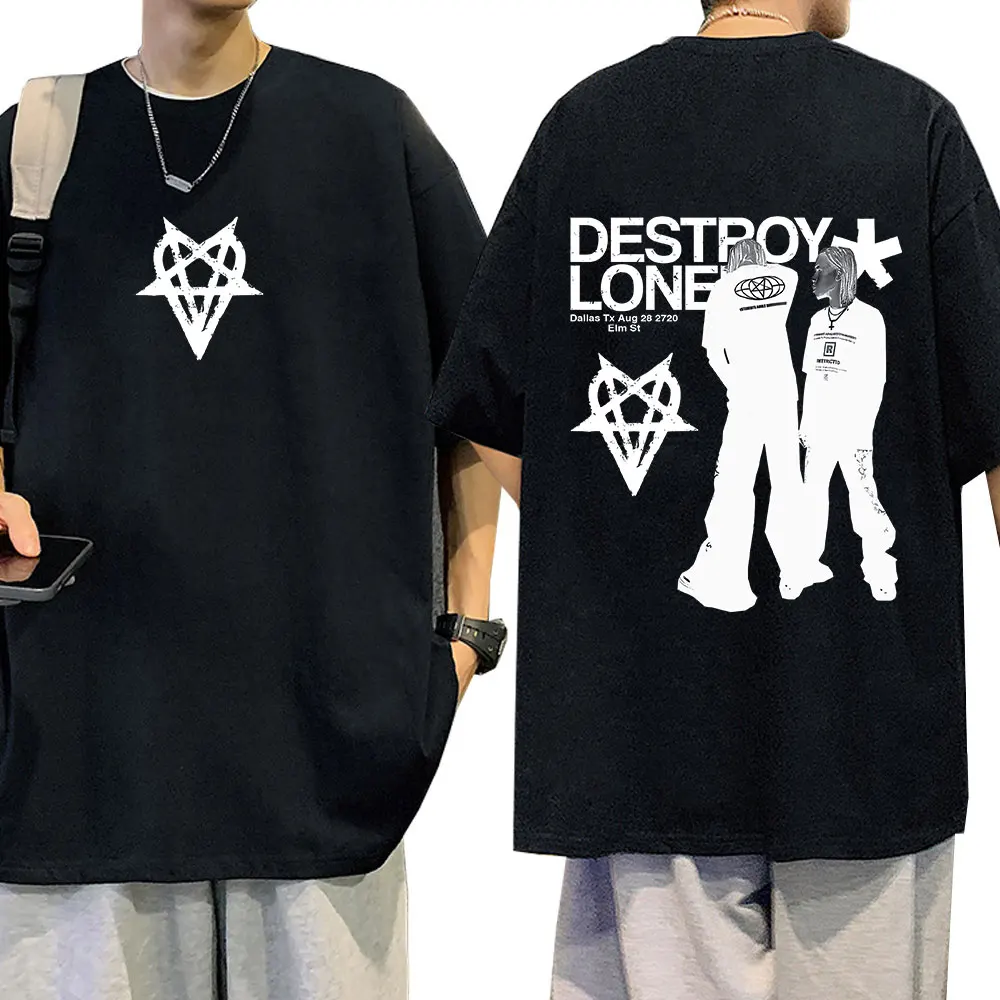 Destroy lonely - Graphic Print T-shirt