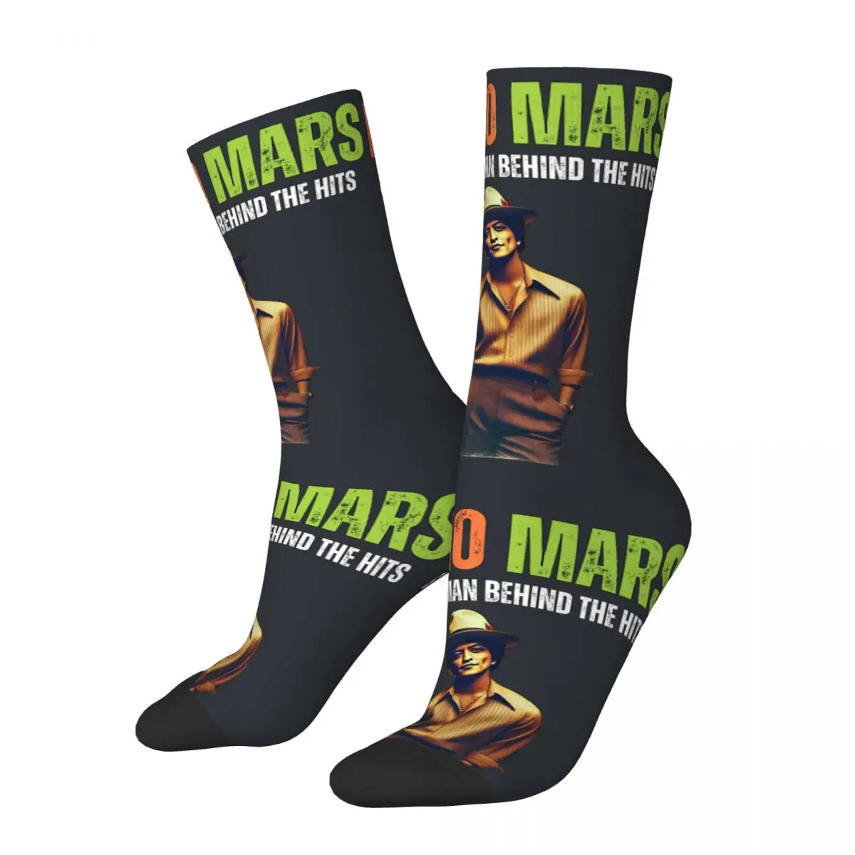 Bruno Mars - Behind The Hits Printed Socks
