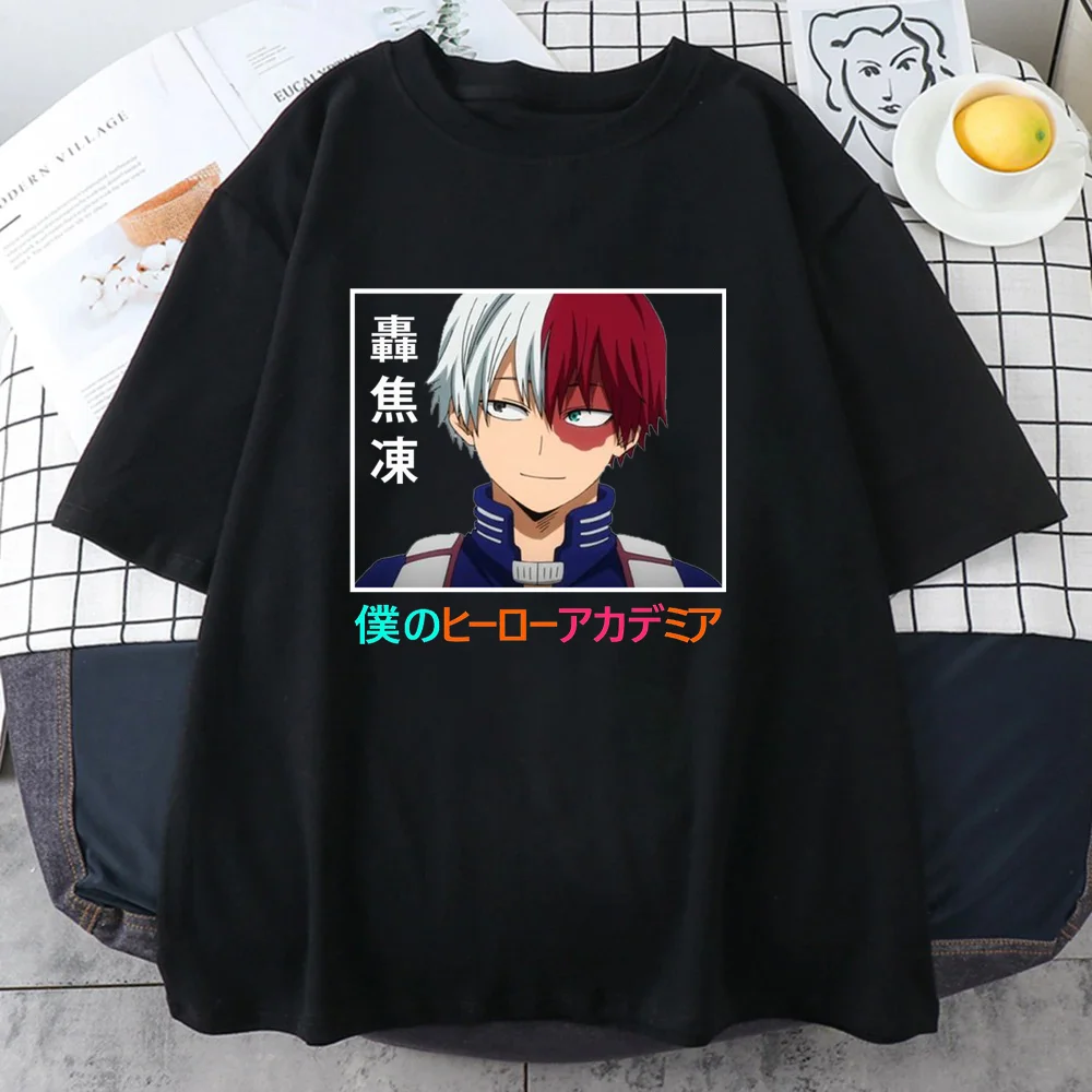My Hero Academia – Shoto Todoroki Print Tshirt anime tshirts merch