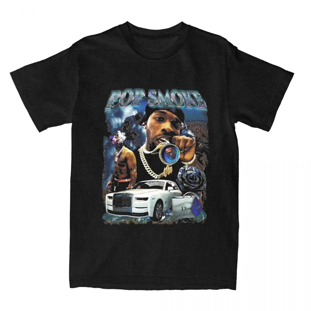 Pop Smoke – Graphic Design Print Tshirt pop smoke merch