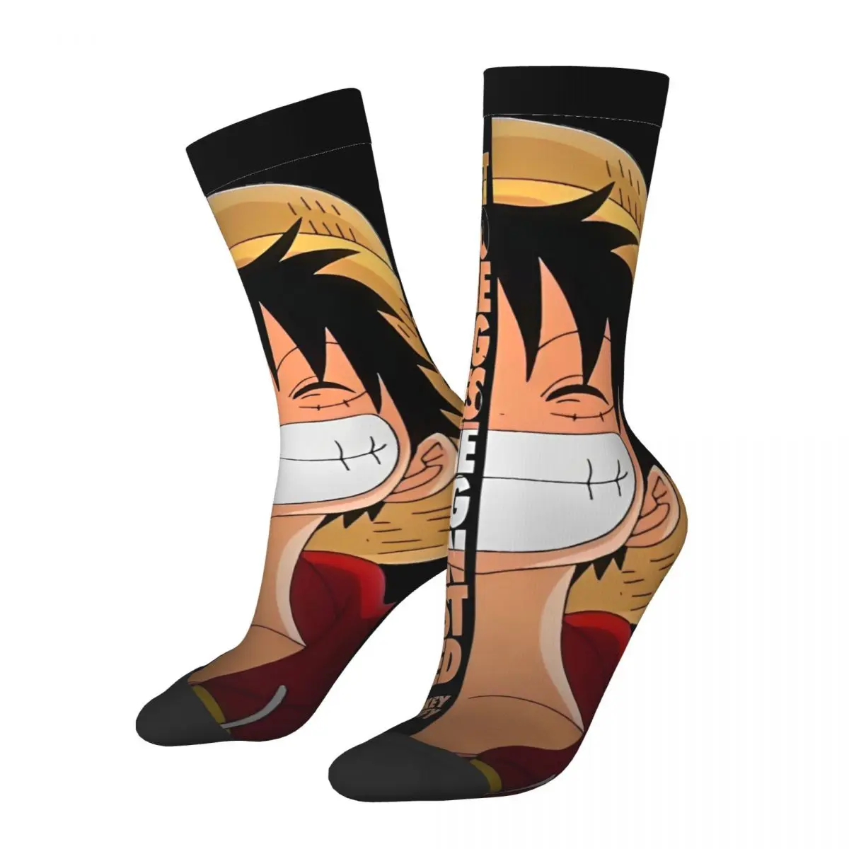 One Piece – Luffy Graphic Print Socks anime socks merch