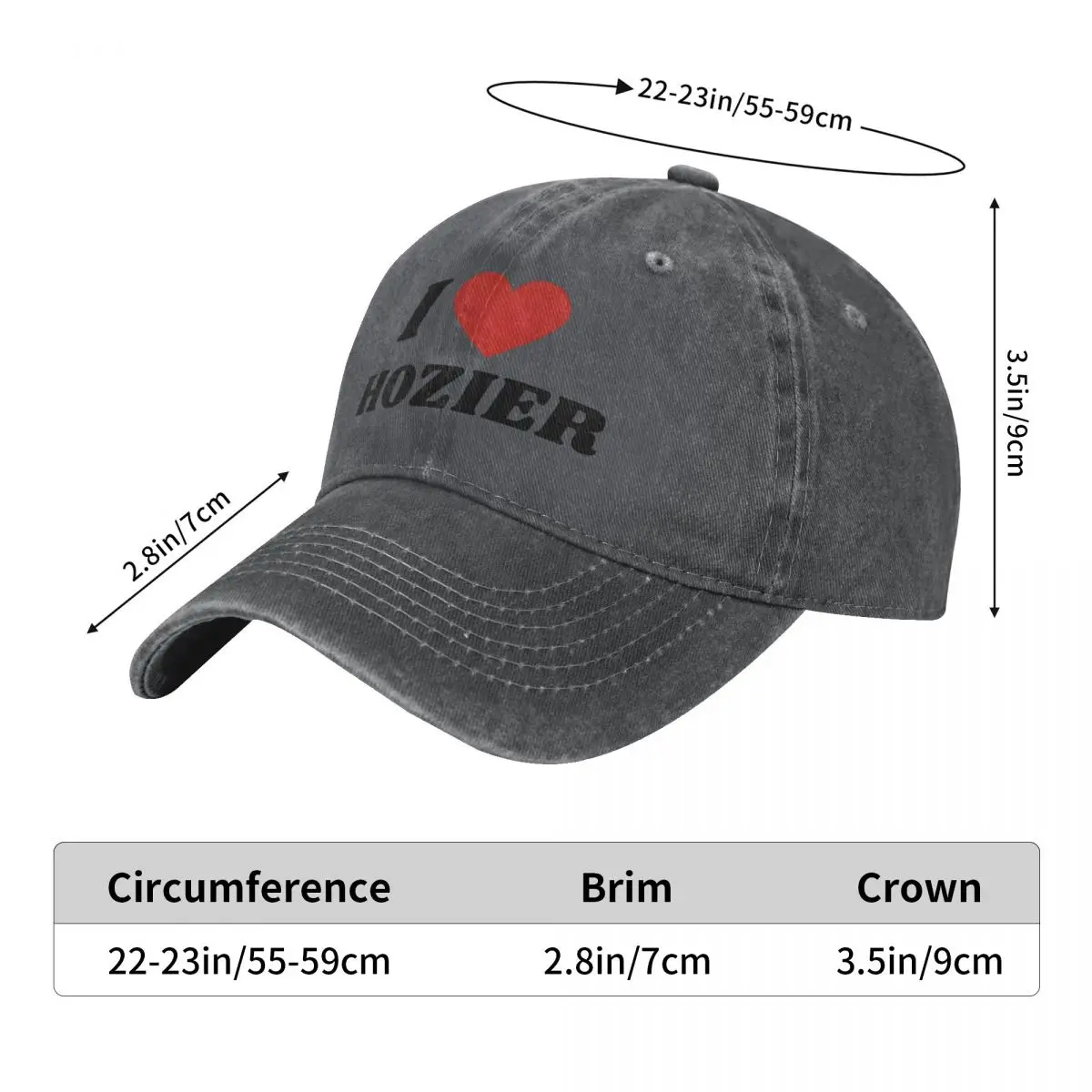 Hozier washed Hat hozier merch