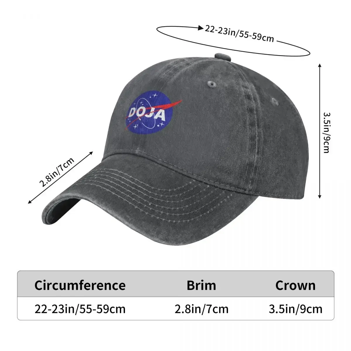 Doja Cat – Nasa Edition Washed Cap Doja Cat Merch