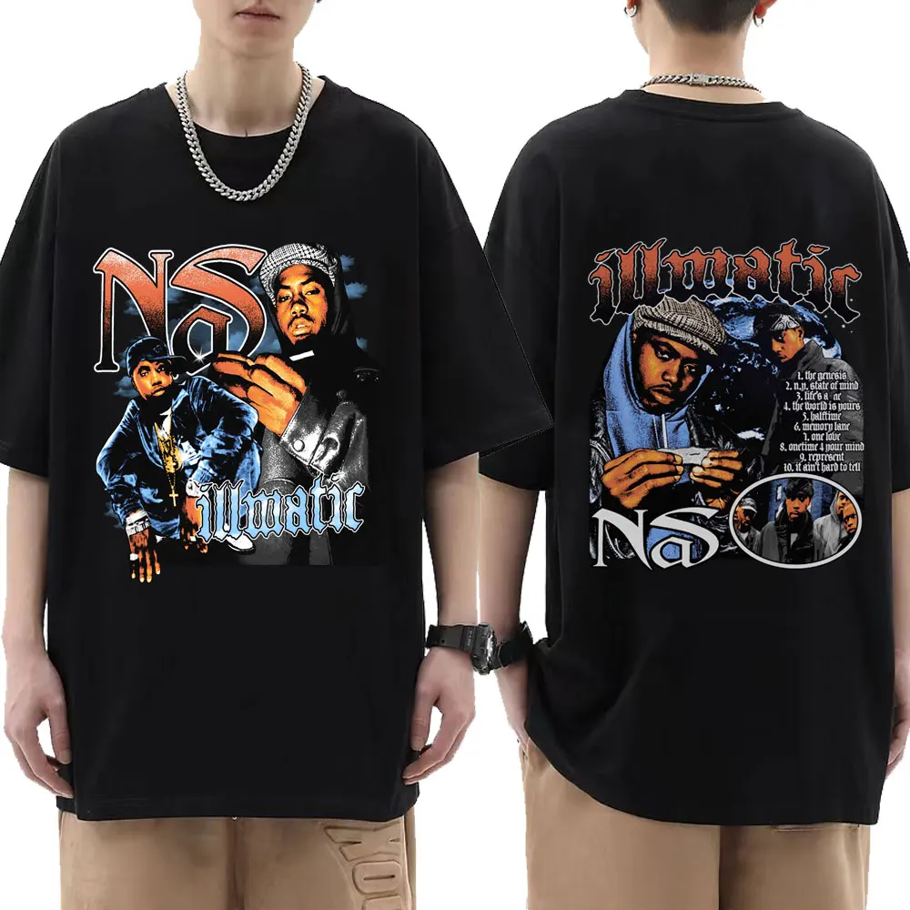 Nas – Illmatic Double Sided Print Tshirt NAS Merch