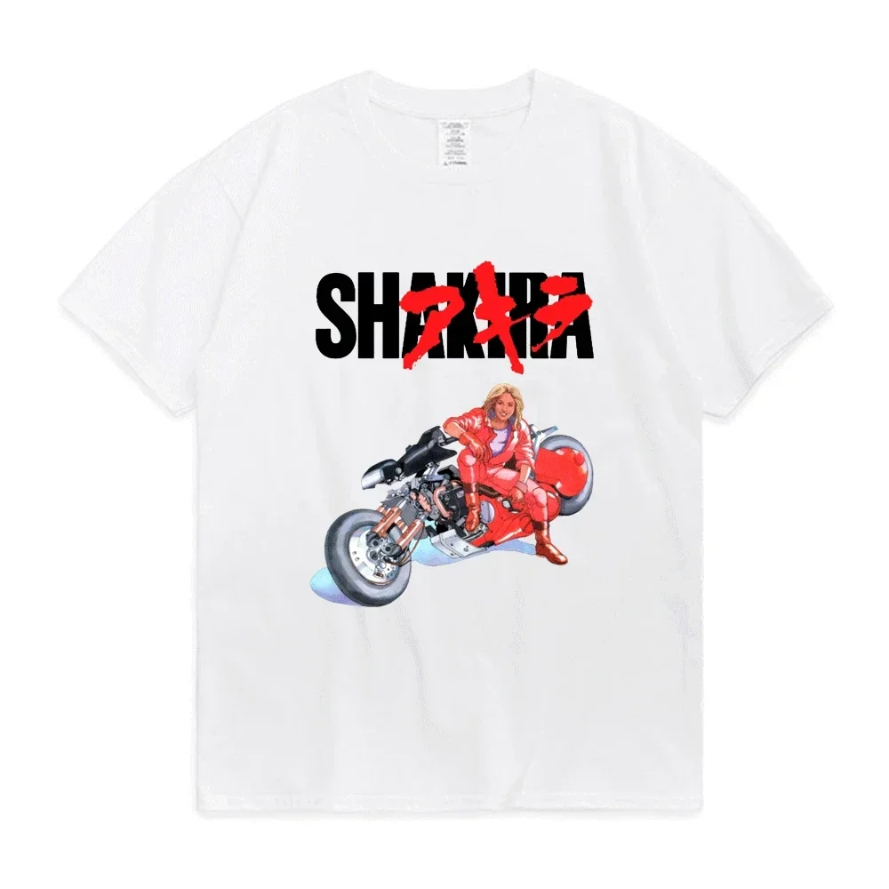 Shakira - Riding Red Motorbike Tshirt