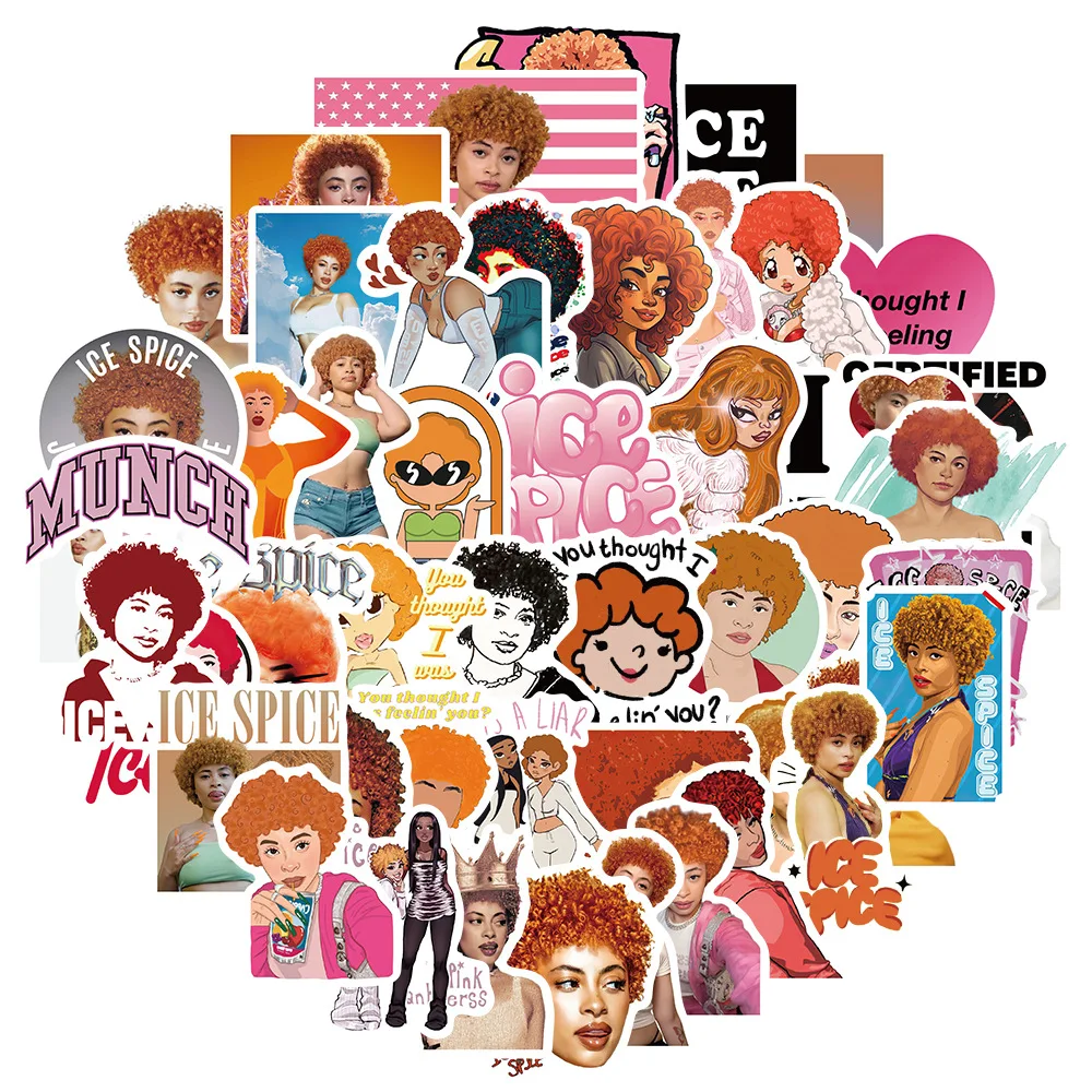Ice Spice – 50 PCS Trending Stickers ice spice merch