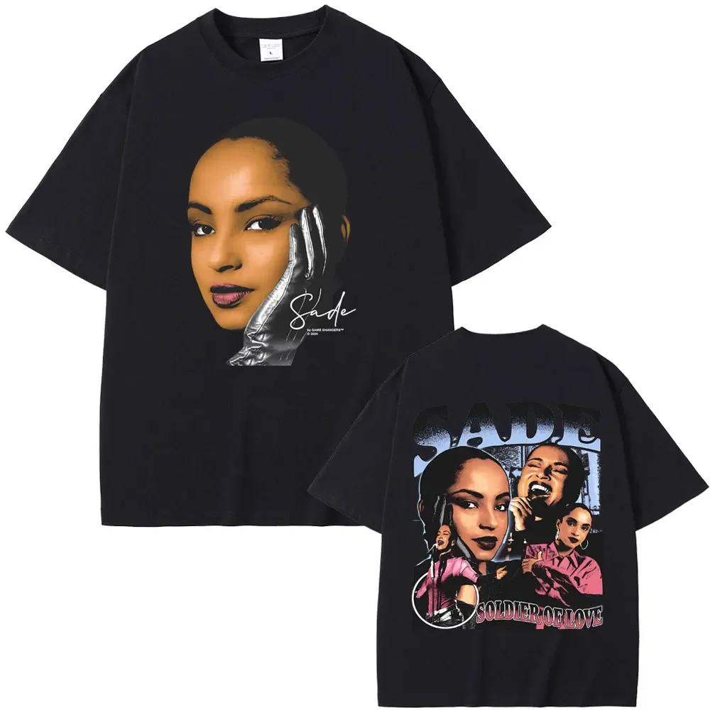 Sade - Double Sided Graphic Design Print Tshirt