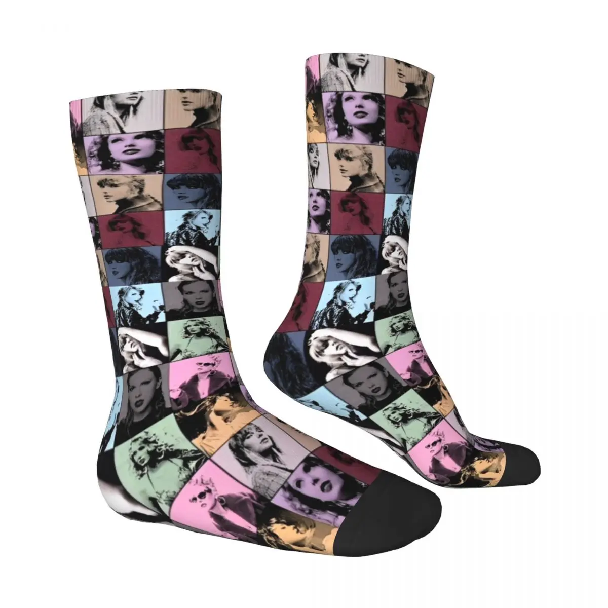 Taylor Swift - Eras Collage Tube Socks