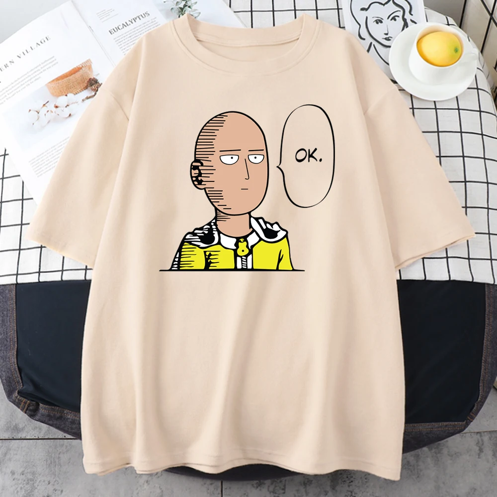 One Punch Man – Famous Ok Knitted TShirt anime tshirts merch