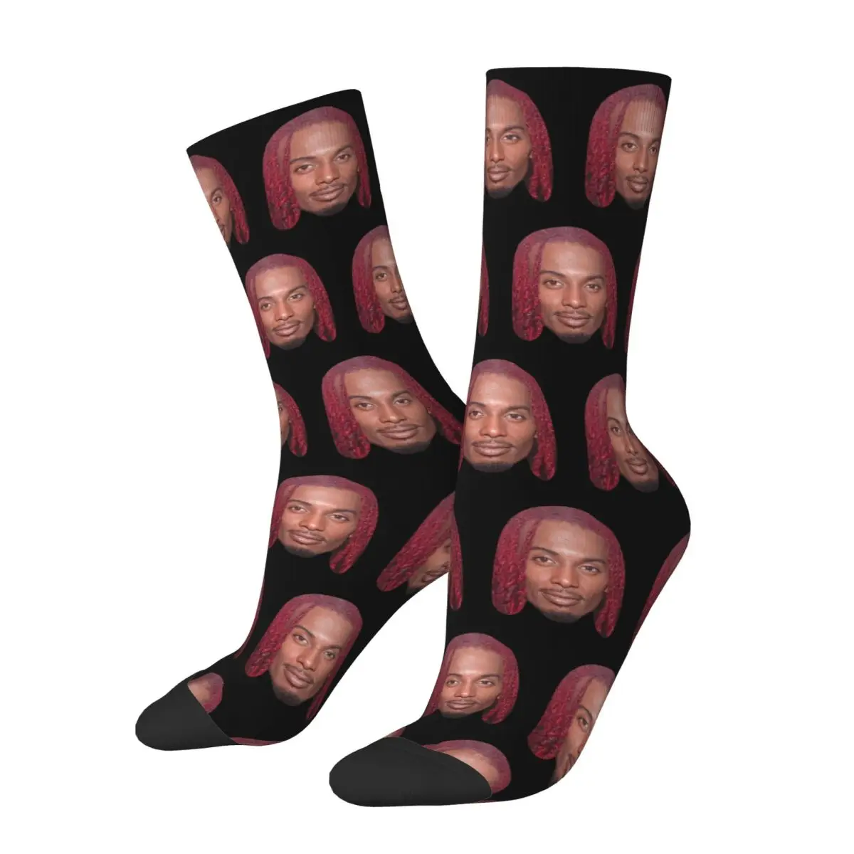 Playboi Carti - Artist Face Doodle Print Socks