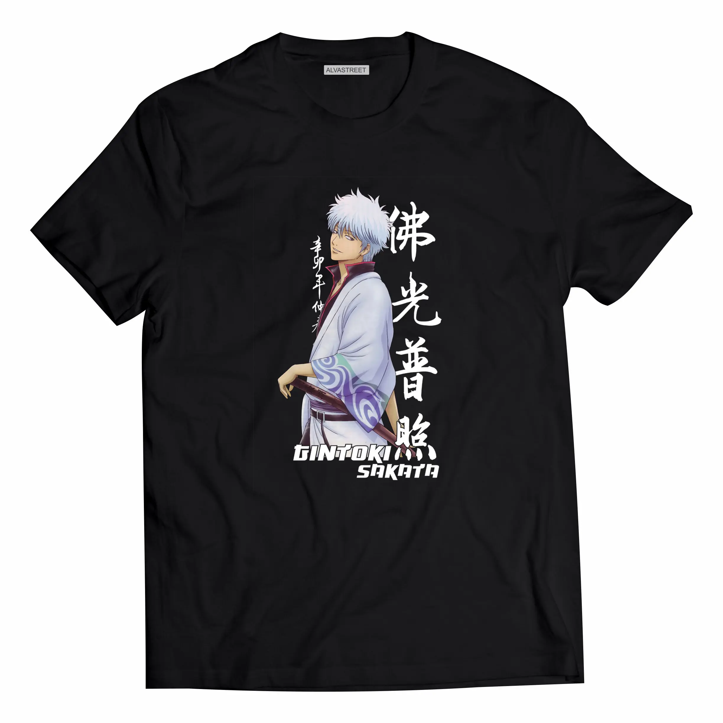 Gintama – Gintoki Character Graphic Print Tshirt anime tshirts merch