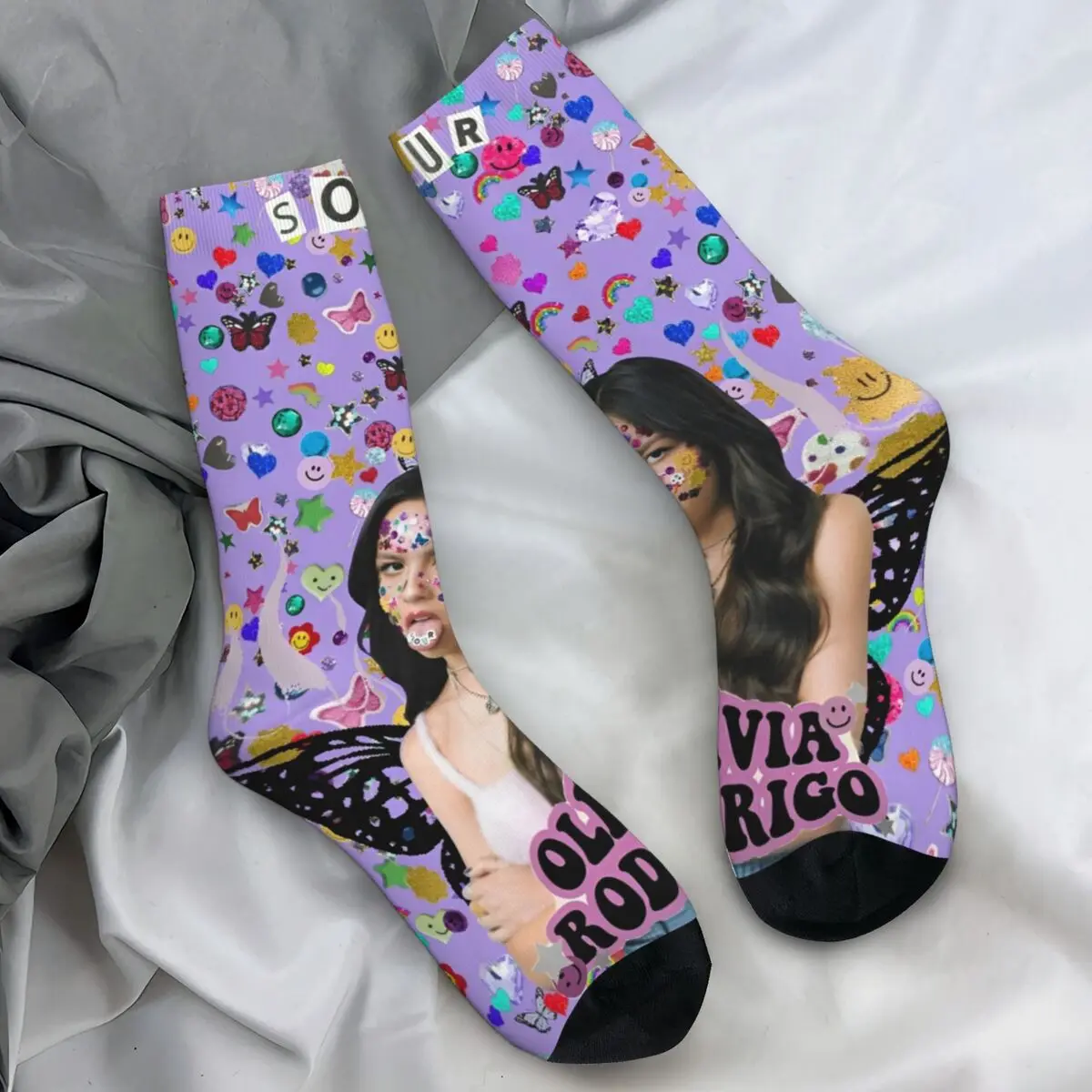Olivia Rodrigo – 7 Sour Tour Design Socks Olivia Rodrigo Merch