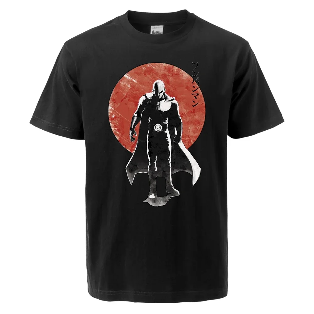 One Punch Man – Red Moon Anime Print Tshirt anime tshirts merch