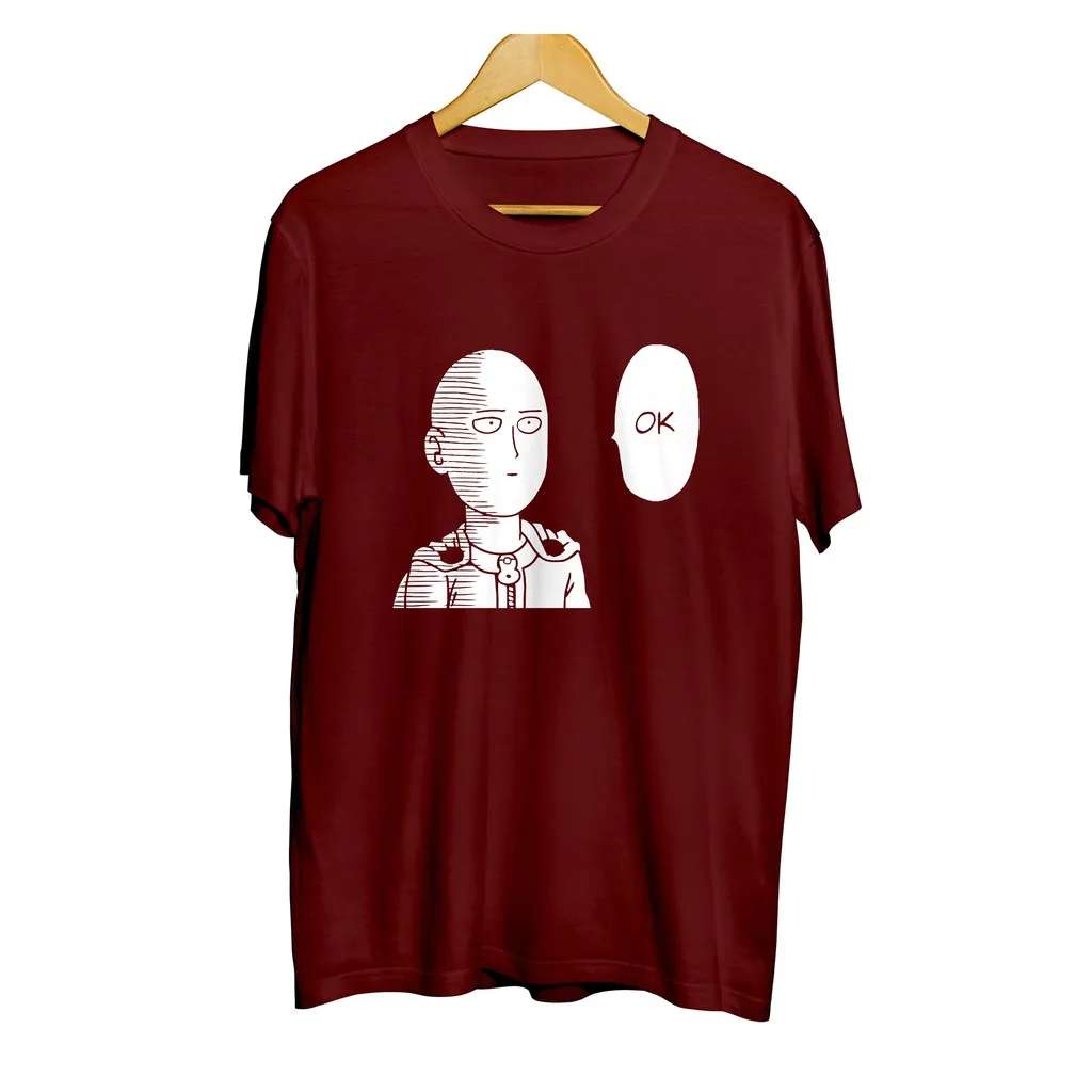 One Punch Man – Ok Anime Design Tshirt anime tshirts merch