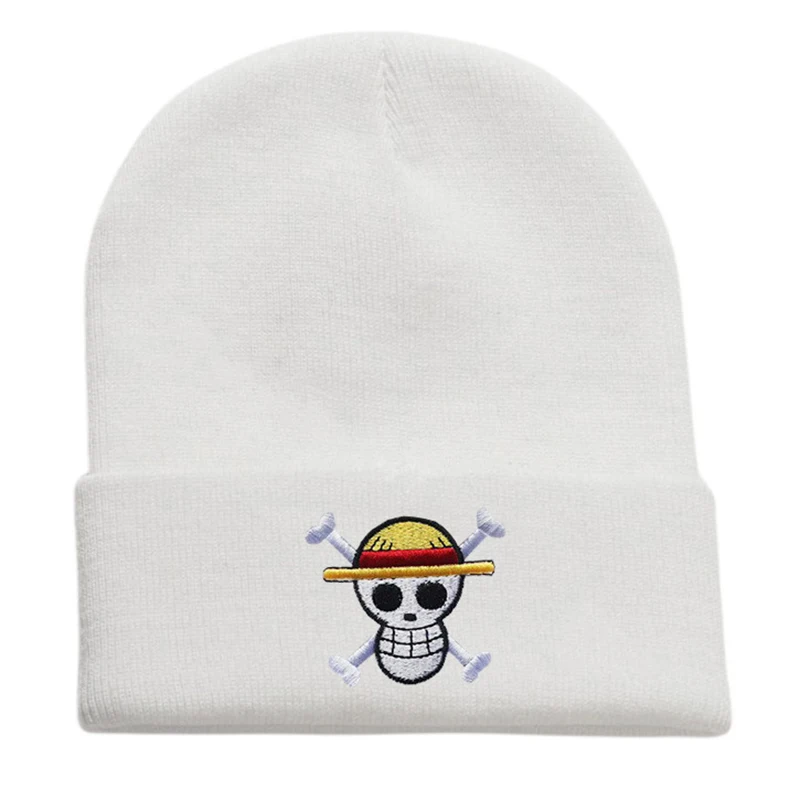 One Piece – Luffy Skull Print Knitted Cap anime beanies merch