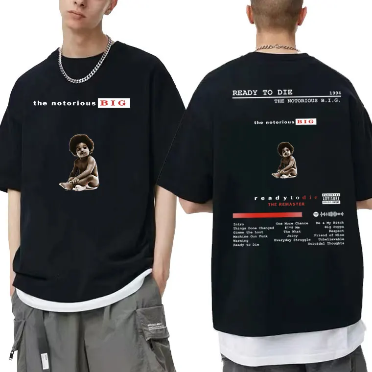 The Notorious B.I.G – Ready To Die Print Tshirt rap/r&b t-shirts merch