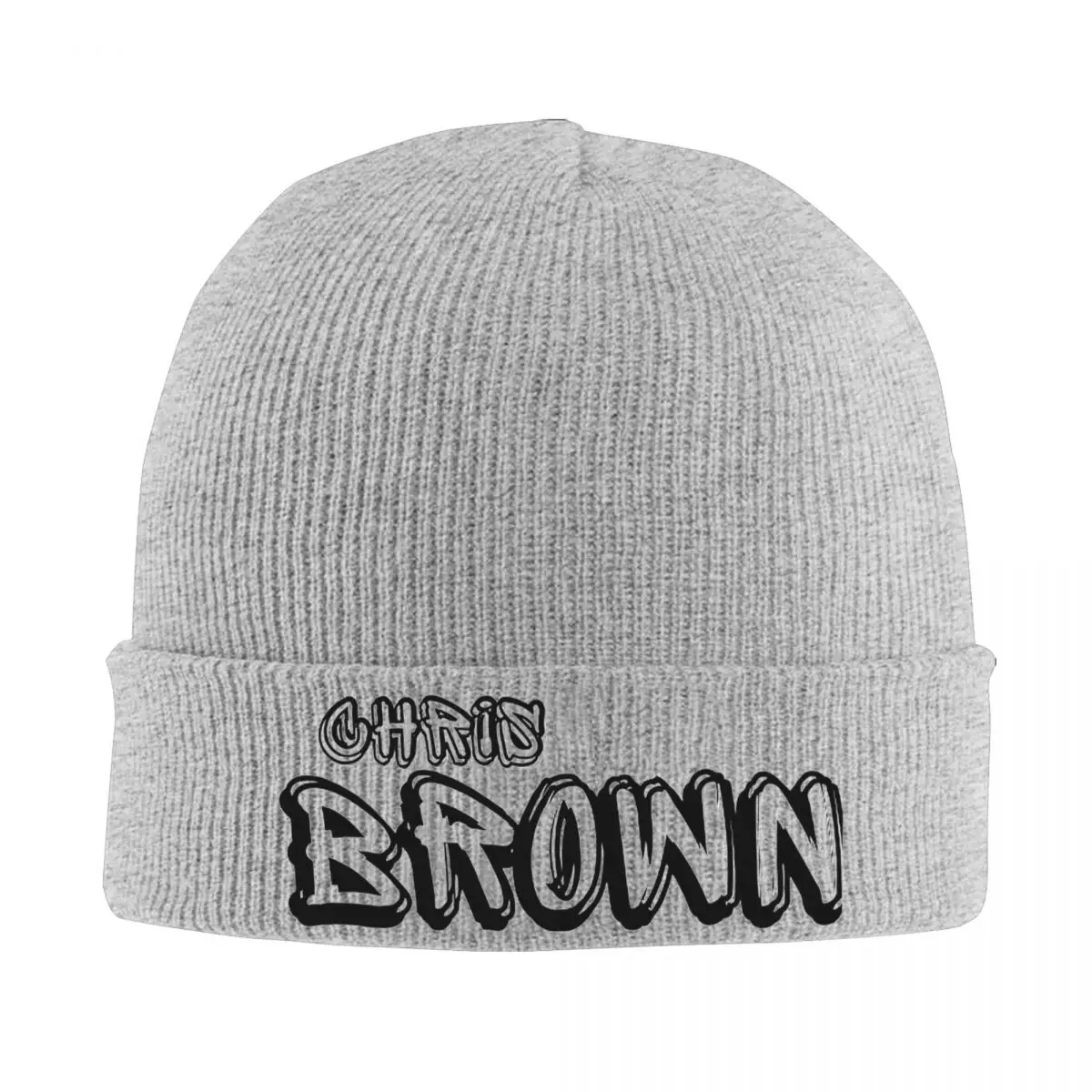 Chris Brown – Artist Name Knitted Beanie Chris Brown merch