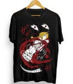 Fullmetal Alchemist – Red Eyes Print Tshirt anime tshirts merch
