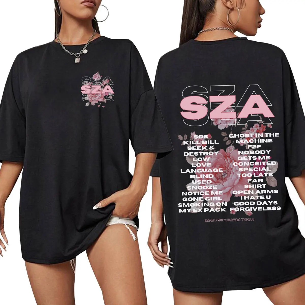 Sza - Album Compilation Graphic Print Tshirt