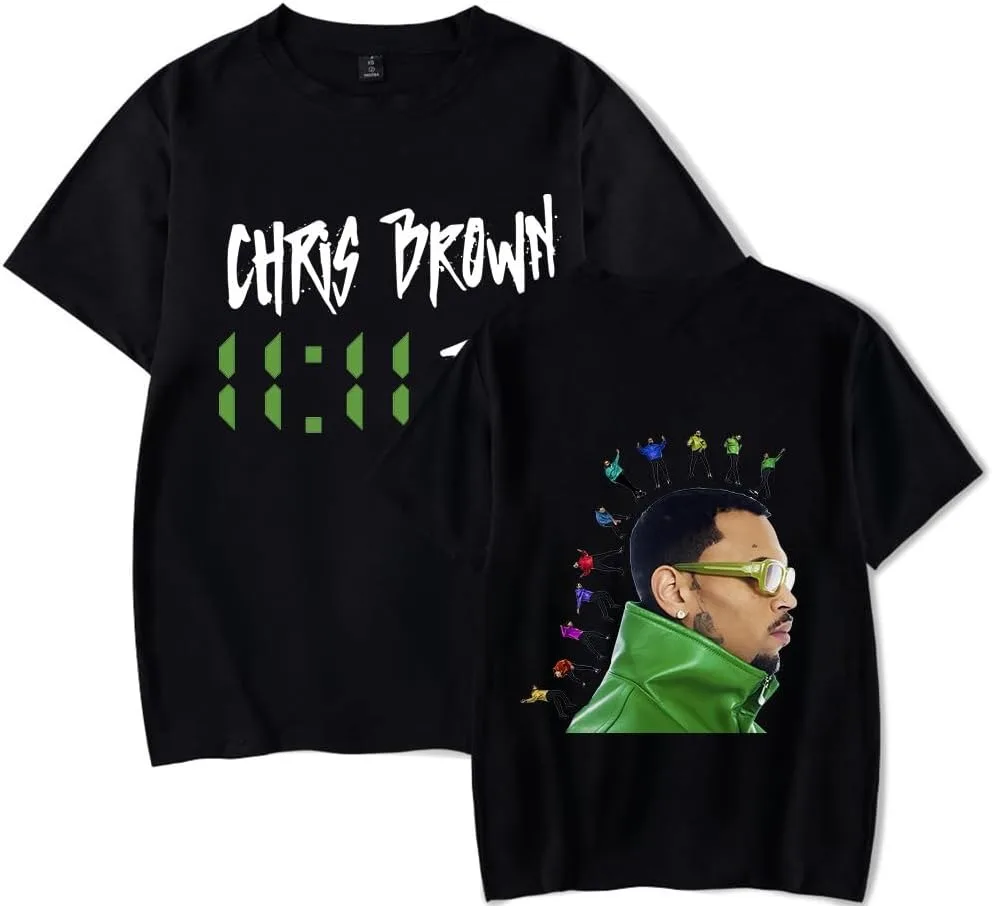 Chris Brown - Green 11:11 Print Tshirt