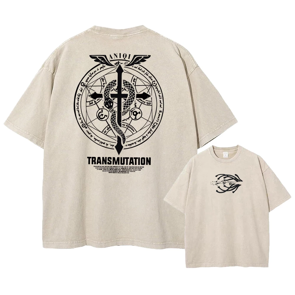 Fullmetal Alchemist – Transmutation Print T-shirt anime tshirts merch
