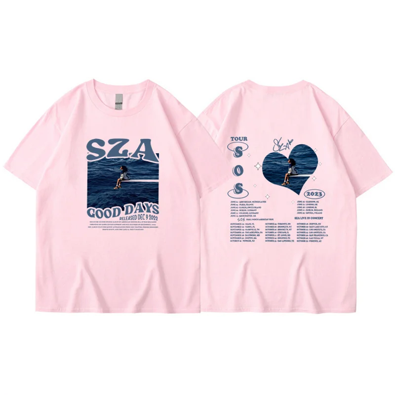 Sza – S.O.S Album Aesthetic Print Tshirt rap/r&b t-shirts merch
