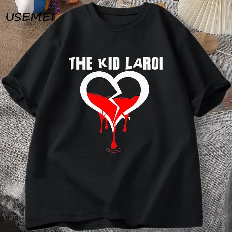 The kid LAROI – Iconic Pouring Heart Print T-shirt rap/r&b t-shirts merch
