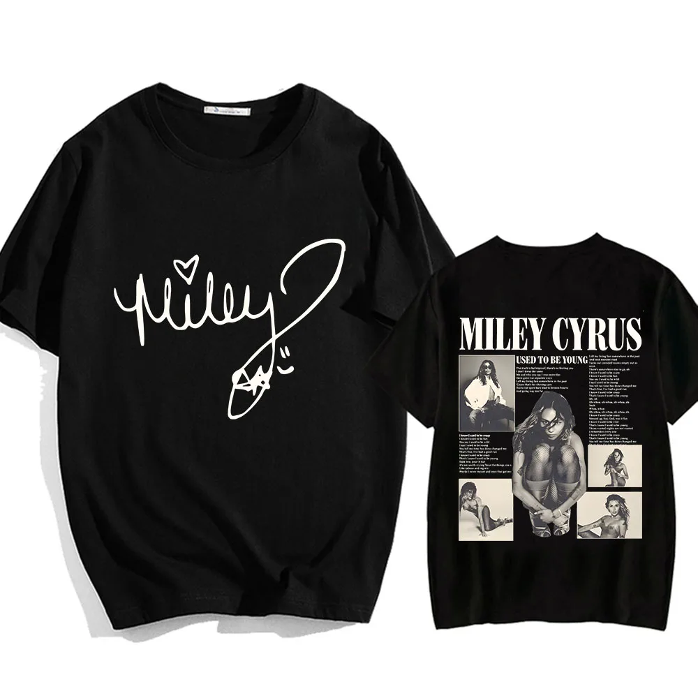 Miley Cyrus - Popular Pop Autograph Tshirt