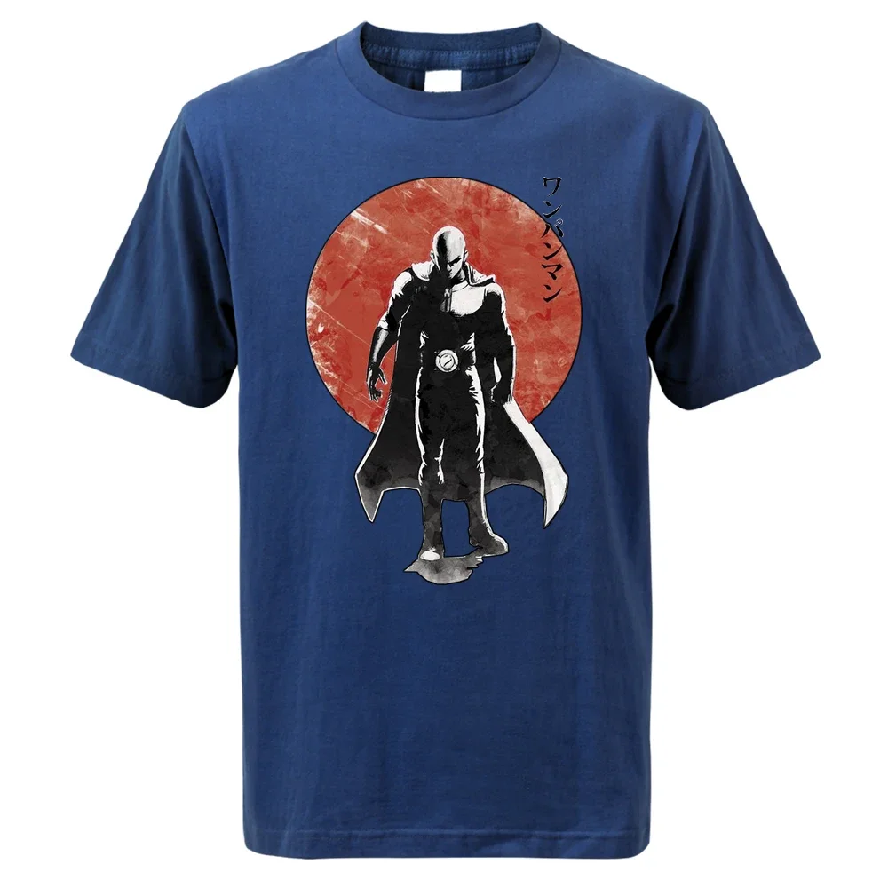 One Punch Man – Red Moon Anime Print Tshirt anime tshirts merch
