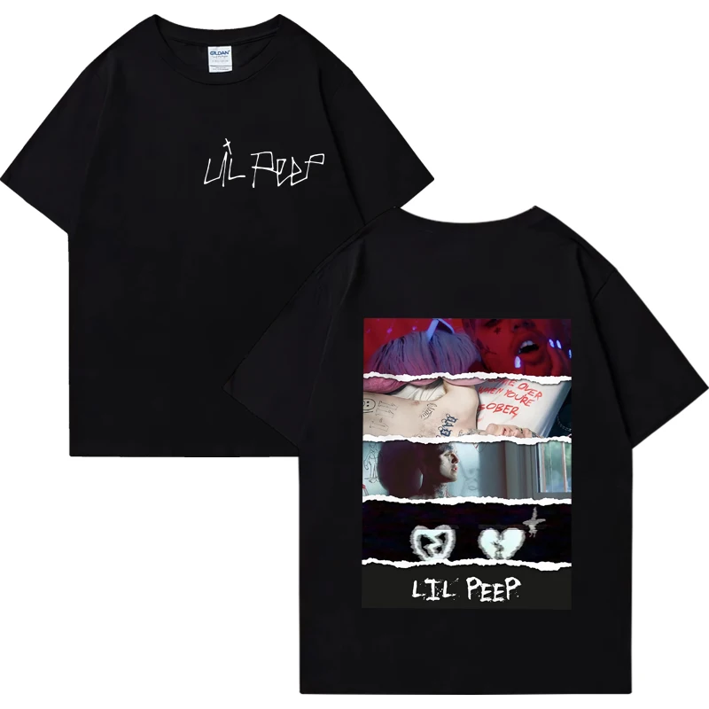 Lil Peep - Album Collage Graphic Print Tshirt