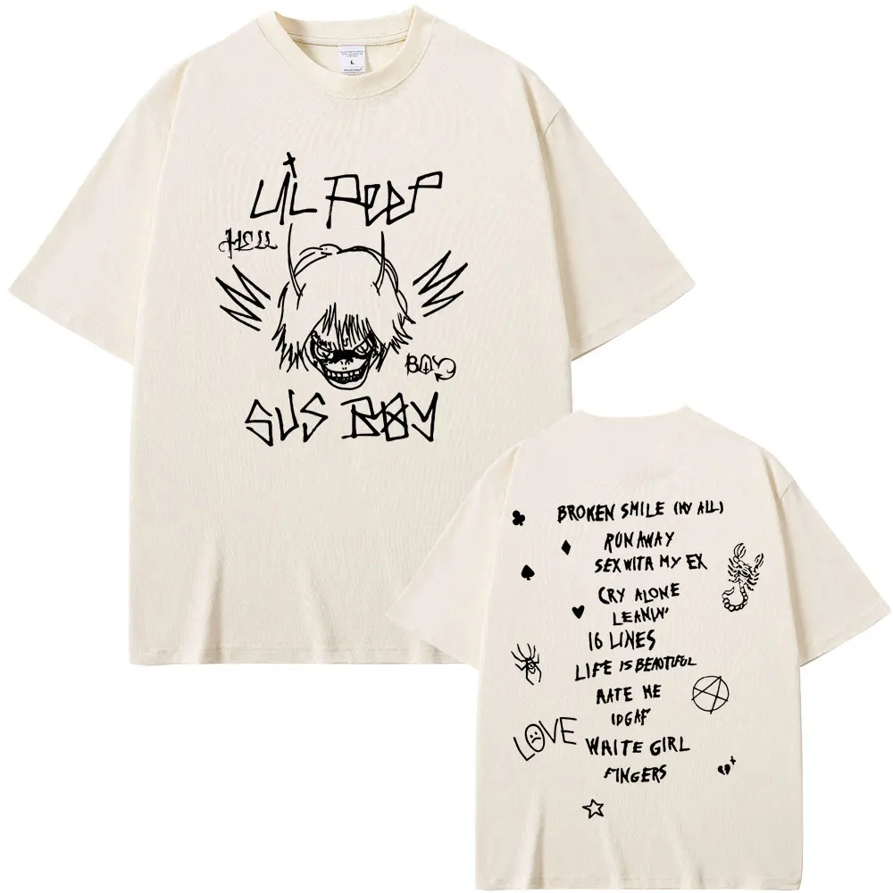 Lil Peep - Sus Boy Album Graphic Print T-shirt