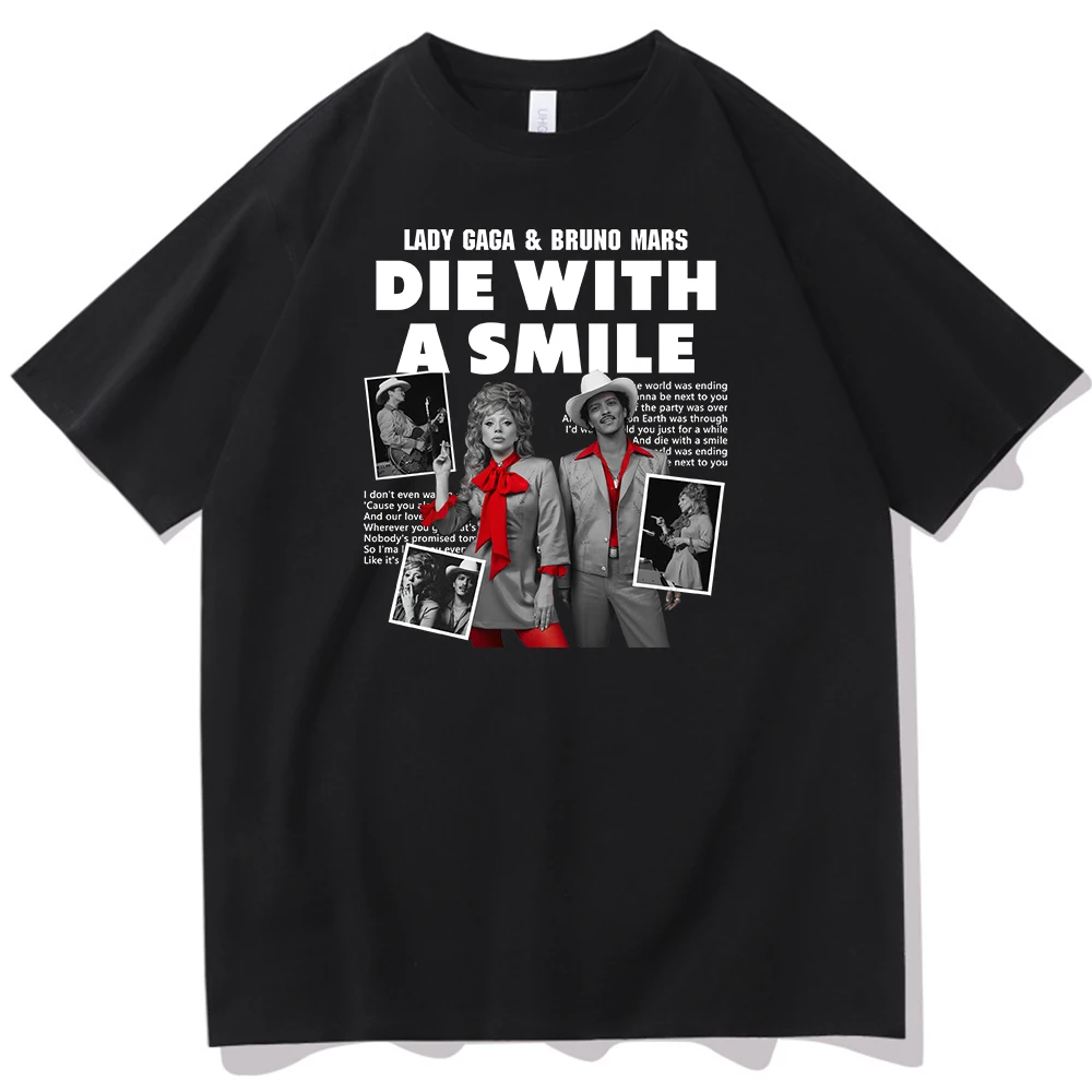Lady Gaga & Bruno Mars - Die With A Smile T-shirt